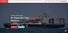 Logis on TYPO3 v11 „Frachtschiff‑Hero – Logis Transport & Logistics Template“